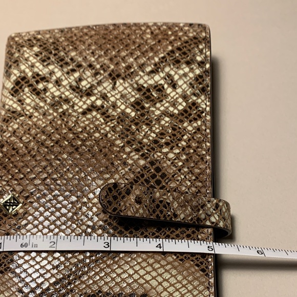 ANTONIO MELANI Brown Textured Leather Travel Wallet - Picture 11 of 12